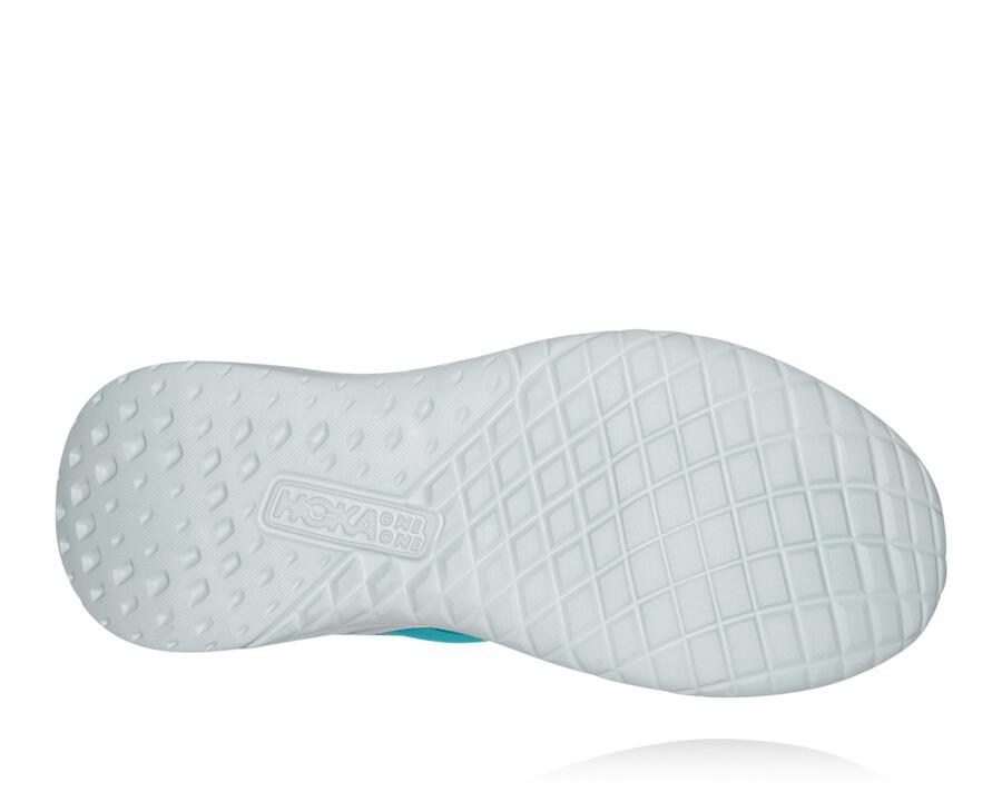 Tenis Hoka One One Mujer Azules/Blancos - Tivra - MPWQ96210